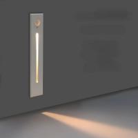 Luz De Pared LED Inteligente Recargable IP65 Impermeable Para Exterior E Interior Sensor De Movimiento Mini Cuadrado Para Escaleras Y Pasillos Moderno Sin Sombrilla Aluminio - details 2