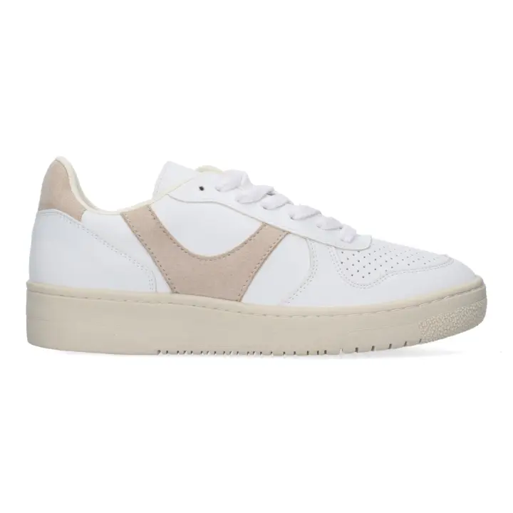 PuntoSalao Zapatillas planas cómodas para mujer color beige M3525 - 1