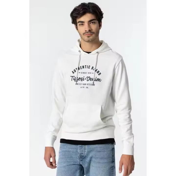 Tiffosi Sudadera Bradley Blanco Hombre - 1