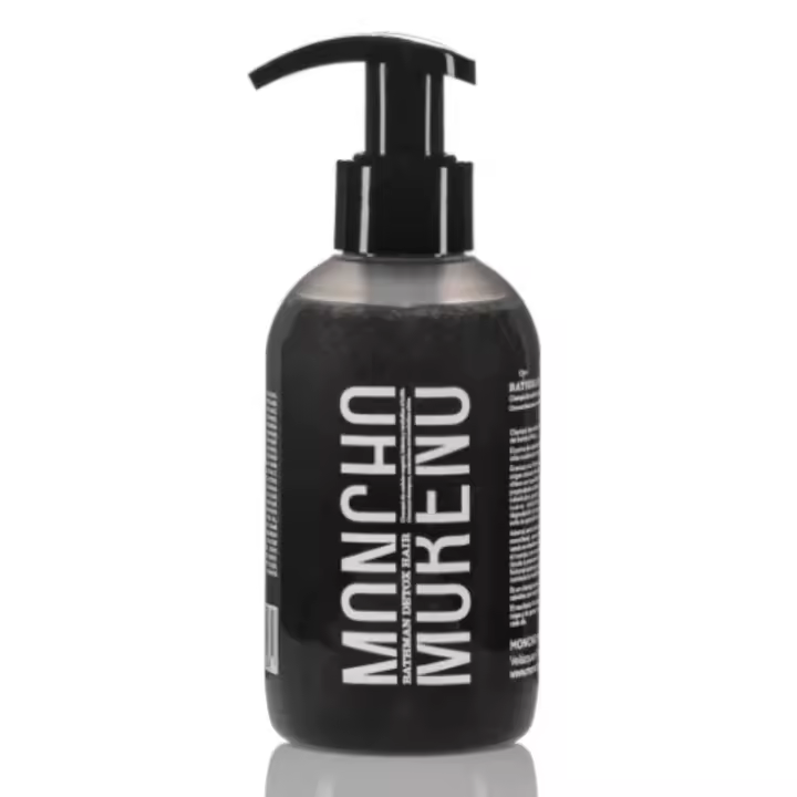 Champú Bathman Detox Carbón Activo 250ml Moncho Moreno - Champú para raíces grasas y puntas secas - 1