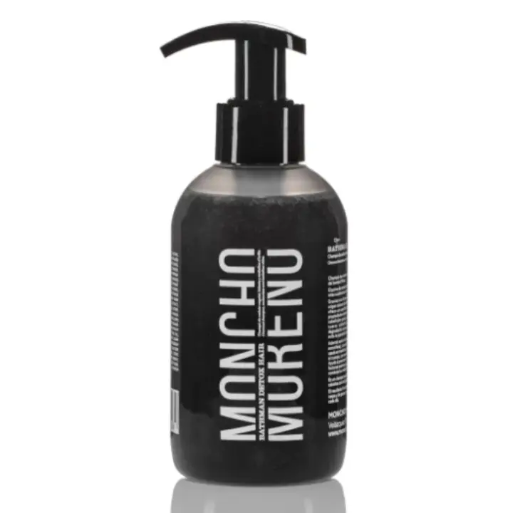 Champú Bathman Detox Carbón Activo 250ml Moncho Moreno - Champú para raíces grasas y puntas secas - 1