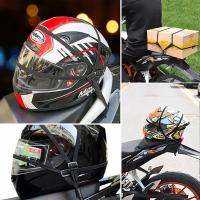 2Pcs Cinturones De Seguridad Para Casco De Moto De 60CM Accesorios De Moto Retráctiles Elásticos Para Equipaje Fijación Moto - details 0