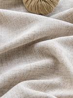 Nuevas Cortinas De Voile Beige De Lino De Calidad Coreanas Estilo Japonés Para Sala De Estar Y Dormitorio Translúcidas De Seda Suave - details 6
