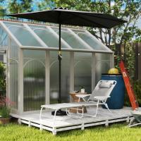 Tumbona Plegable Tumbona Jardín Exterior con Respaldo Ajustable Reposacabezas Extraíble y Estructura de Metal Carga 120 kg para Terraza Piscina Playa 160x66x98 cm Gris - details 2