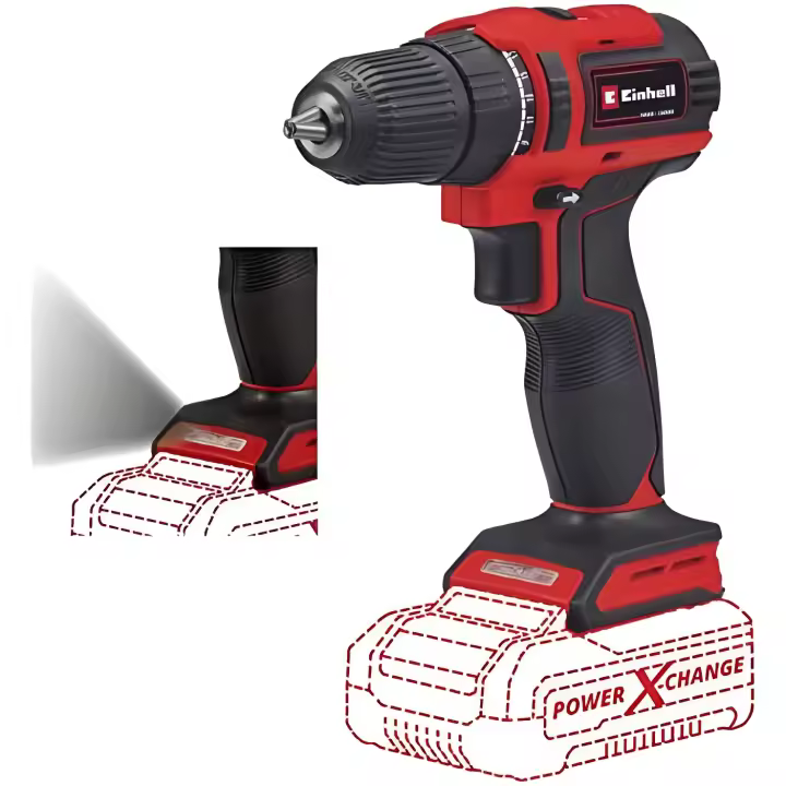 Einhell Taladro Atornillador Batería TE-CD 18/40 Li BL - Potente y Sin Cables - 1
