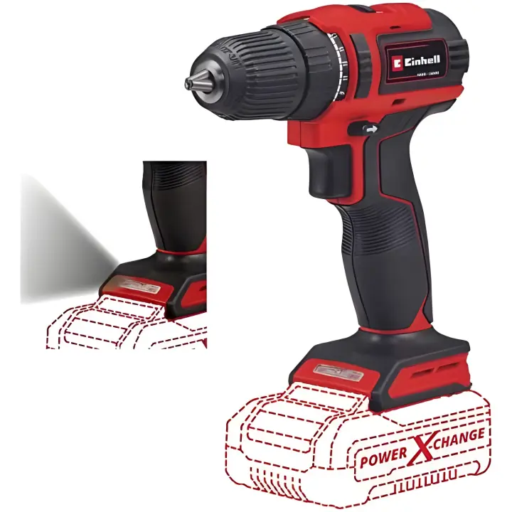 Einhell Taladro Atornillador Batería TE-CD 18/40 Li BL - Potente y Sin Cables - 1