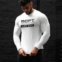 Camiseta De Algodón Para Hombres Con Manga Larga Para Fitness Running Y Entrenamiento En El Gimnasio Transpirable Para Otoño E Invierno - details 2