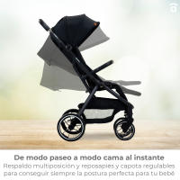 Asalvo Silla de Paseo Kibu - Carrito de Bebé Ligero con Plegado Automático, Reclinable, Capota UPF50+, Compacta y Fácil de Transportar - details 1
