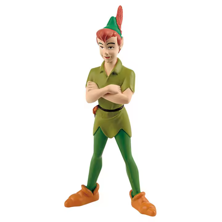 Figura Peter Pan Disney 9cm. Figura coleccionable con acabados detallados. Perfecta para fans y coleccionistas de ediciones especiales. - 1