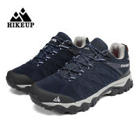 Zapatos De Senderismo De Cuero HIKEUP De Alta Calidad Duraderos Para Hombres Deportes Al Aire Libre Trekk Ing Subida Caza Zapatillas Respirables Talla True - details 19