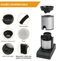 BORUiT SK301-1 Máquina De SMOKE Ajustable Portátil Para Cocina Molecular Generador De Humo Para Carne Y Barbacoa Herramienta De Cocina Ecológica De Aleación De Aluminio - details 2