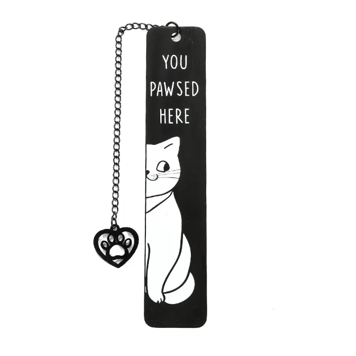 Marcadores De Libro En Forma De Gato Bonitos Marcadores Metálicos Para Lectura Regalos Para Amantes De Los Libros Profesores Y Amigos - 1