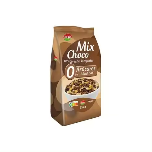 CEREALES MIX CHOCO SIN AZÚCAR (250G) - Esgir - 1