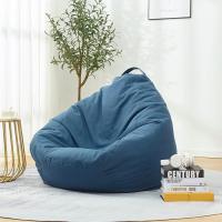 Beanbag Funda para sofá Lazy Recliner Funda para sofá Fundas para sillas de Tela Fundas para Sillas sin barro Puf para asiento Puff Tatami Muebles de salón (Azul, 70 × 80 cm) SSIT - details 2