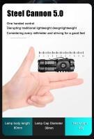 Linterna LED De Alta Potencia Recargable Con Clip Para Bolígrafo Y Batería Integrada Para Camping Emergencias Y Uso Exterior - details 2