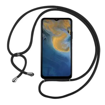 Funda Con Colgante Para Realme GT 2 Pro 5G - Transparente, Antigolpes, Con Cordón Negro Ajustable