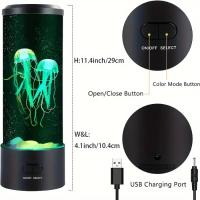 Lámpara De Noche De Jalea De Medusa Diseño Moderno RGB Iluminación De Ambiente Regalo Para Escritorio Iluminación Festiva - details 1