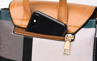 Mochila De Piel PU Pequeña Para Mujer Estilo Retro Cuadros Calidad Superior Viaje Mochila Escuela Bolsa De Hombro Moda - details 24