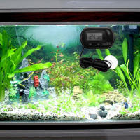 Termómetro Para Acuario De Precisión Alta Con Succiona Para Tanque De Peces Detector De Temperatura Digital Suministros Para Mascotas - details 2