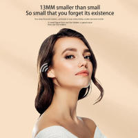 Mini Inalámbricos Bluetooth TWS Auriculares Invisibles Con Micrófono Y Reducción De Ruido Para Dormir Semi-internos HD Llamadas - details 6