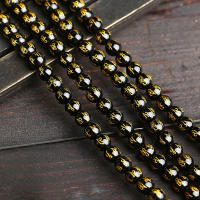 Piedras De Obsidiana Naturales Para Joyería 6/8/10/12mm Esferas Ligeras Para DIY Pulseras Y Collares Material De Piedra - details 1
