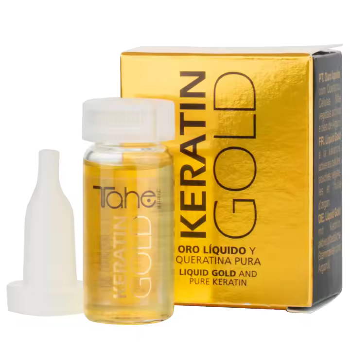 Tahe Keratin Gold Sérum capilar con Queratina, Oro líquido y Células Madre Vegetales Activas - 1