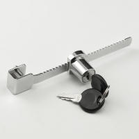 Cerradura De Herradura Para Puerta De Vidrio Deslizante Con 2 Llaves Adecuada Para Vidrio De 5-8mm Aleación De Zinc Armario Expositor - details 6