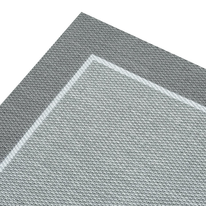 Alfombra de vinilo Gris oscuro super resistente, antideslizante, no se raya. Estampación digital. Alfombra vinílica Plusdescanso. Producto PREMIUM, calidad suprema. No es la típica de cocina.