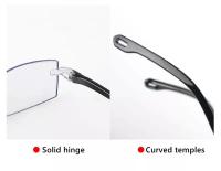 Gafas De Lectura Antir Luz Azul Vintage Ultraligera Para Mujer Y Hombre Gafas Opticas Presbicia Sin Montura Para Ojos - details 7