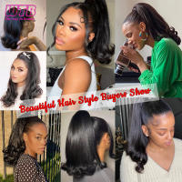 Extension De Cabello Sintético Natural Black Yaki Para Mujer Cola De Caballo Enredadera Textura Wavy Extensión De Cabello Bun Pieza De Cabello Origin China - details 5