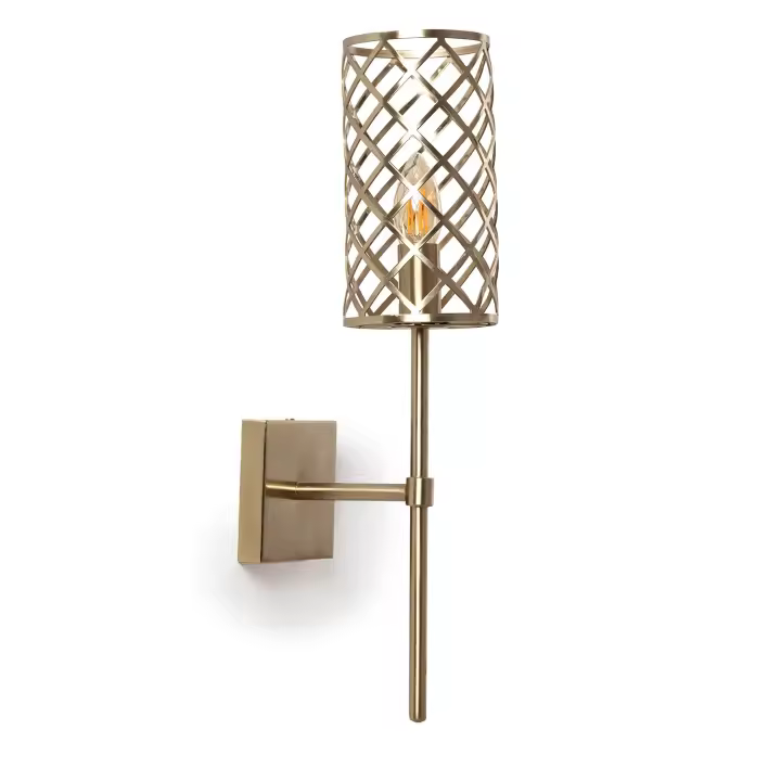 Ledkia Lámpara de Pared Metal Camila Dorado - 1