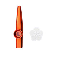 Kazoo De Metal Instrumento Musical Flauta Con Diáfragma Y Boca Para Guitarra Buen Compañero Cultural Y Artístico - details 3