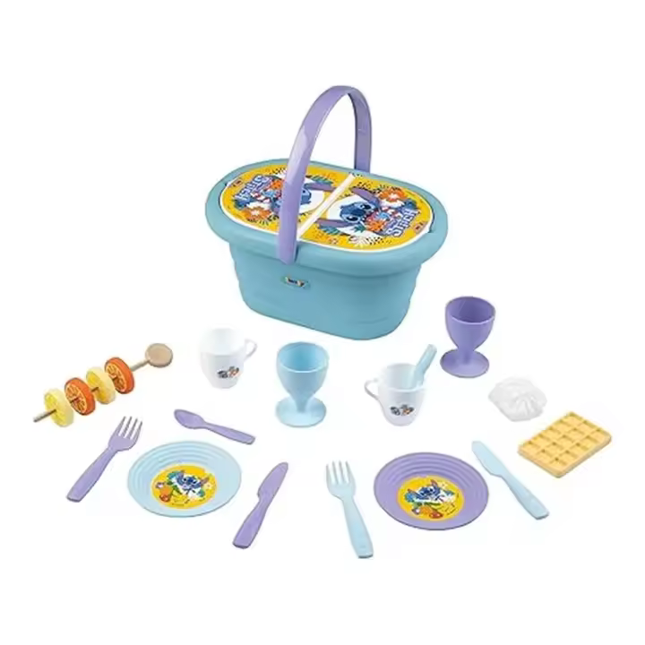 Smoby Cesta de Picnic Stitch con 19 Accesorios 7600312510 - 1