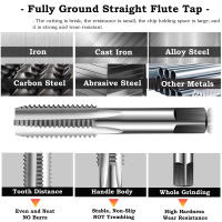 Ajustable Agarre De Plata T Con Portarretas Para Taps Herramientas Manuales Conjunto De Llaves Metrás M3-M8 Con 5pcs De Tornillos De Hilo Métrico - details 5
