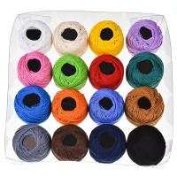 Hilo De Punto De Cruz En 16 Colores Para Bordado Y Costura DIY Hilo De Patch De Tejido a Mano Suministros De Costura Artesanía - details 6