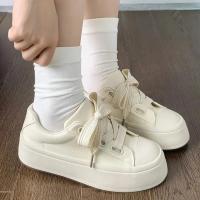 Nuevas Zapatillas Blancas Para Mujer De Verano Zapatos Casuales Multifuncionales Para Estudiantes De Lona Instagram - details 2