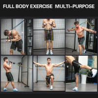 Set De 11 Pzas De Bandas Elásticas De Resistencia Para Ejercicios De Fuerza Y Terapia Física 100LB Tuberías Expansoras De Goma Para Gimnasio Y Entrenamiento - details 5