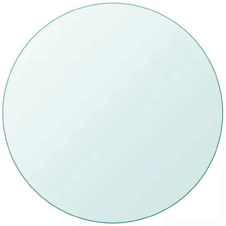 vidaXL TABLERO DE MESA DE CRISTAL TEMPLADO REDONDO 400 MM - 1