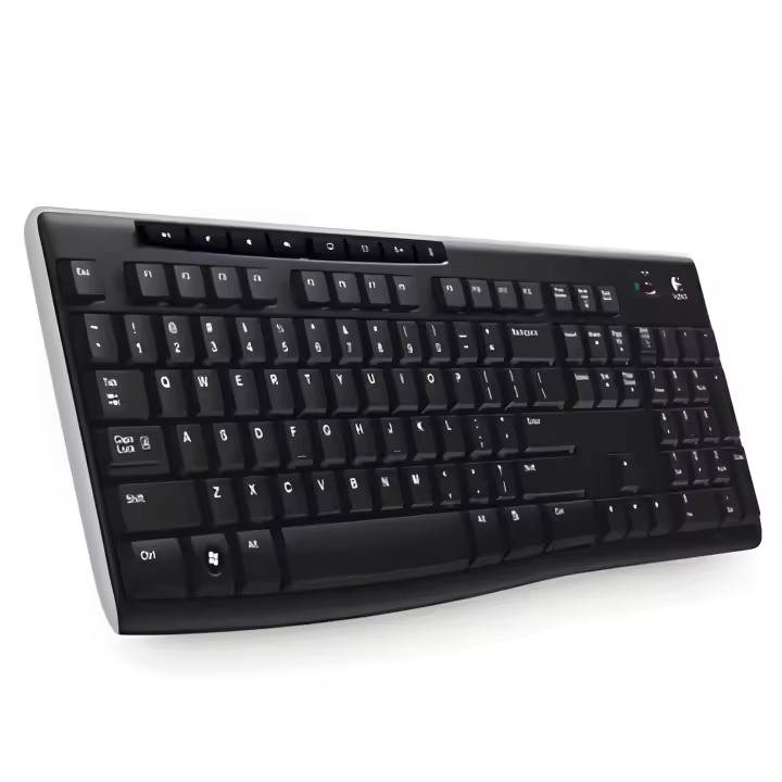 Logitech k270 teclado inalambrico usb - resistente a salpicaduras - teclas de acceso rapido - color negro - 1