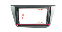 Marco De Radio Para Coche 9 Pulgadas Para SEAT ALTEA 2004-2015 Kit De Montaje En Tablero Panel De Instalación Para Estéreo GPS DVD Canbus Adaptador De Cubierta Fascia - details 1