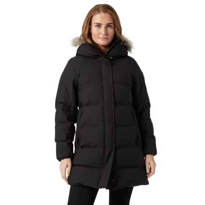 Cazadora Parka Acolchada Negra Helly Hansen Blossom Aislante y Cálida - 1