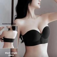 Bralette Invisibles Para Mujer Sin Tirantes Antideslizantes Y Anti Caída Pequeño Pecho Rejilla Invisible Con Almohadilla De Pecho Para Prevenir Exposición - details 3