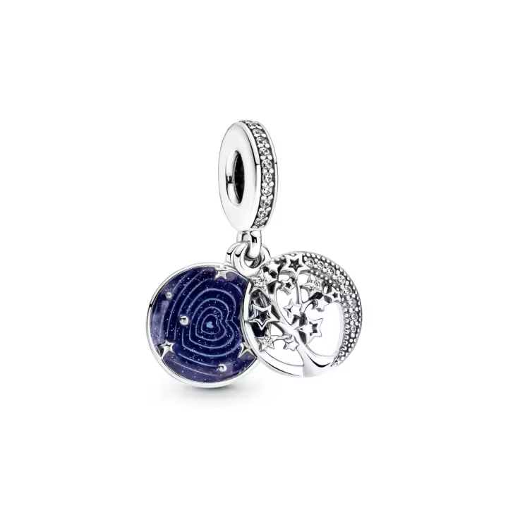 Charm Pandora Colgante Doble Árbol & Luna de la galaxia 799645C01 5700302952742 - 1