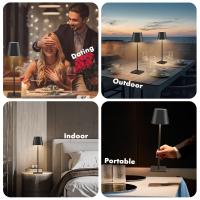 Lámpara De Mesa LED Recargable Moderna Táctil Iluminación Ambiente Creativa Para Decoración Exterior Luz Nocturna Dimmer - details 9