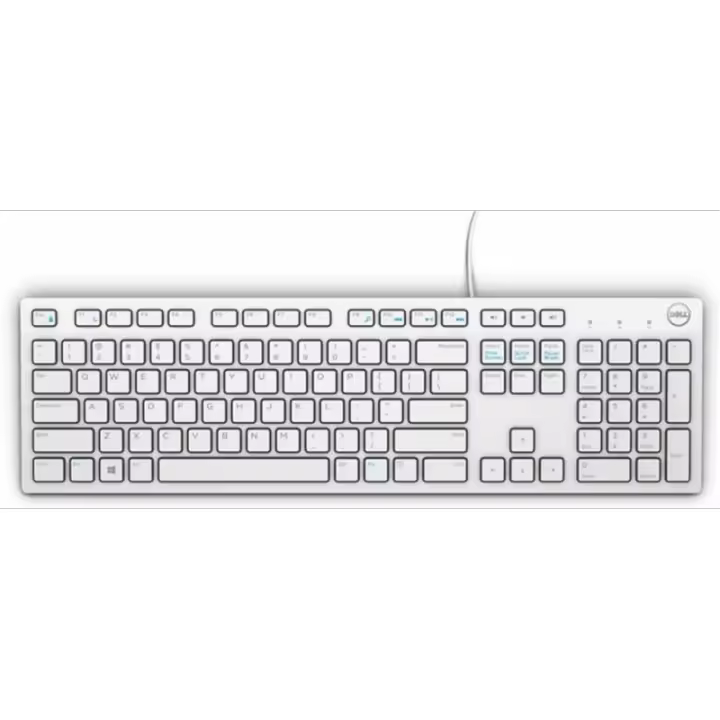 DELL KB216 teclado USB QWERTY Internacional de EE.UU. Blanco - 1