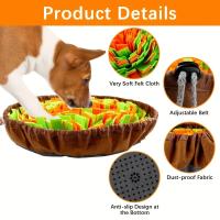 Pad De Olfateo Para Perros De Terciopelo Lavable Y Plegable Juego Lento De Alimentación Tapete De Entrenamiento Para Perros Interactivo - details 4