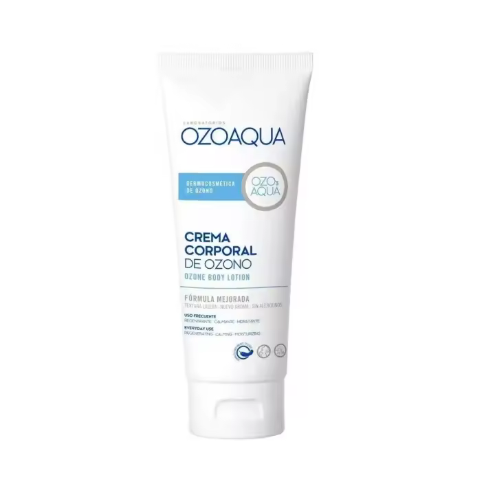 Ozoaqua Crema Corporal de Aceite Ozonizado Textura ligera - Uso Frecuente 200ml - 1