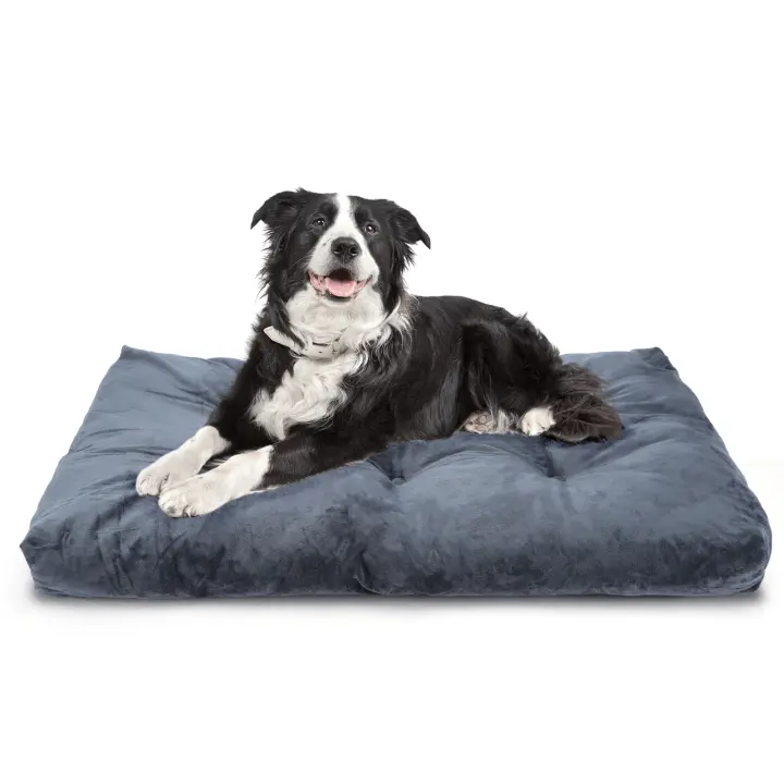 Nobleza - Cama Perros Medianos, Cama Perro Lavable, Cama Para Perros, Suave y Esponjoso,  Cama de Perro Antideslizante, Gris Oscuro - 1