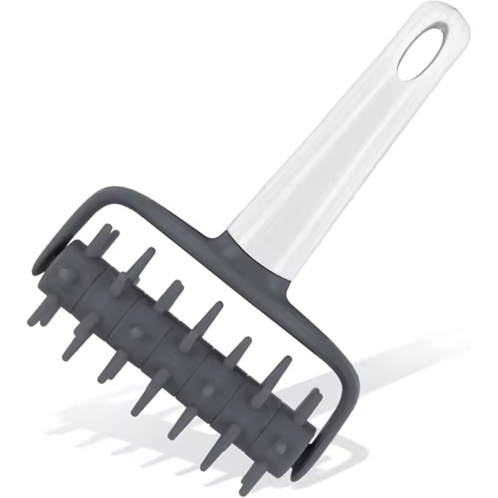 Aplastador de masa de pizza, eliminador de burbujas, ahorro de tiempo, rodillo para masa de pizza, aplanador de masa, eliminador de ampollas, Gris - 1