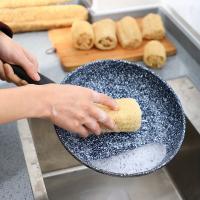 6/10pcs Esponja De Loofah Natural Para Lavar Platos Escobilla De Limpieza Microfibra Para Cocina Scouring Pad Y Pot Brush - details 4